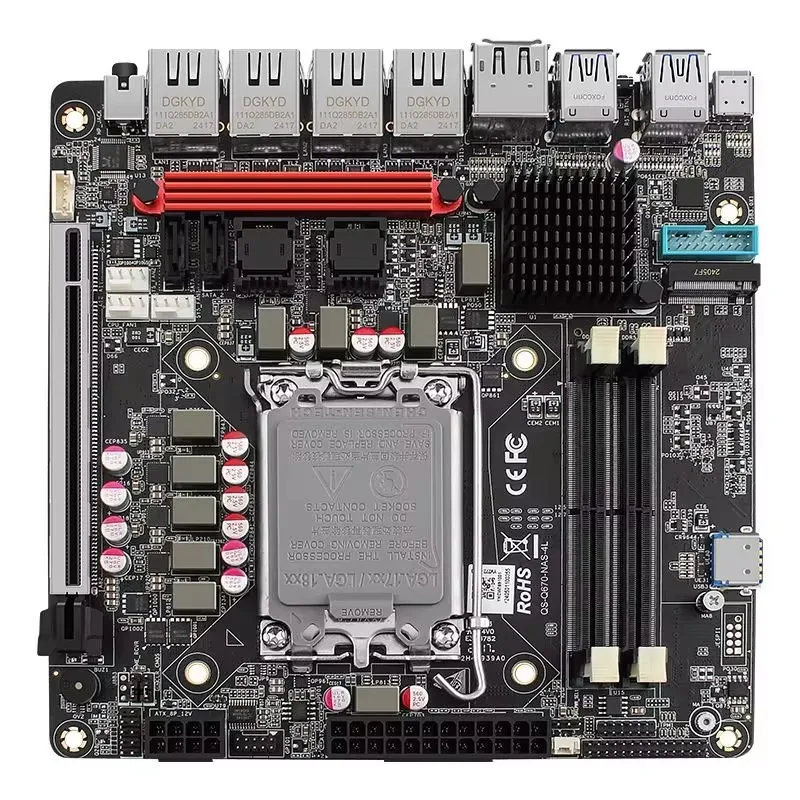 Płyta główna vPro Q670 NAS, ma – Lga 1700 Ddr5 Itx Motherboard recenzja i cena