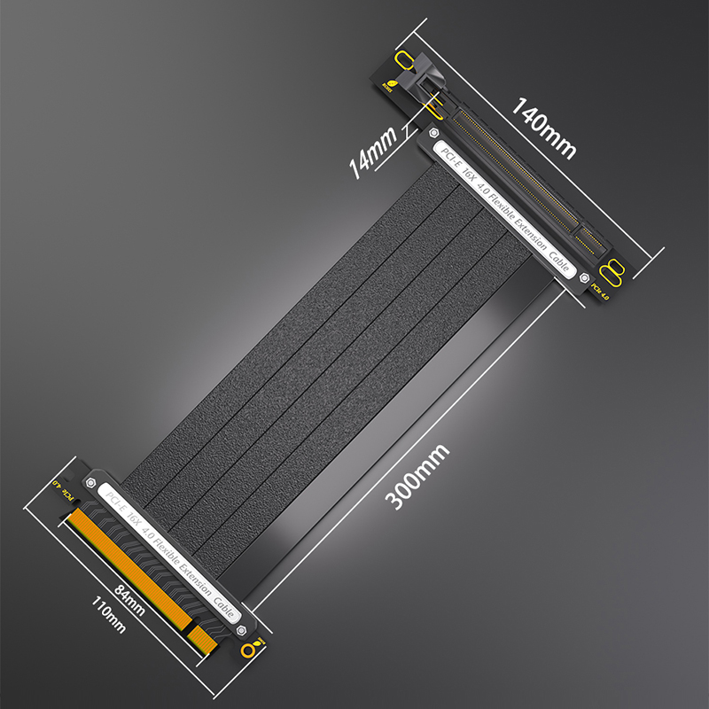 Elastyczny kabel 90 stopni PCI – Pcie 4.0 X16 Riser Cable 90 Degree recenzja i cena